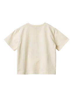 WHEAT Kids' Mirsa Organic Cotton Short Sleeve Graphic T-Shirt - view 2, Ivory