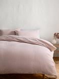 John Lewis Cavendish Reversible Duvet Cover Set, Pink