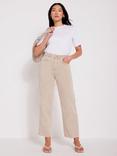 Mint Velvet Relaxed Tapered Boyfriend Jeans, Natural