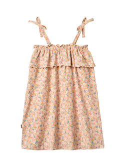 WHEAT Kids' Anine Jersey Dress, Multi Flowers - view 2, 9045 Multi Flowers