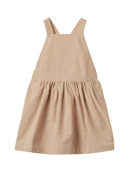 WHEAT Kids' Agnes Sleeveless Dress, 5078 Caramel Stripe