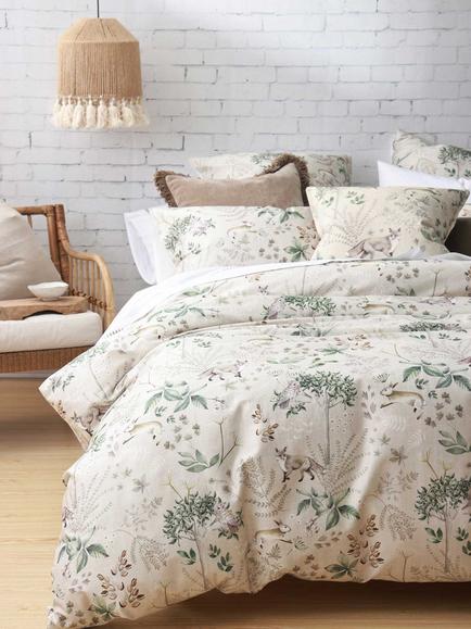 MM Linen Briar Duvet Cover Set - view 2, Natural