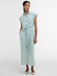 Barbour Abby Striped Mixed Blend Midi Dress