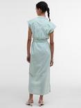 Barbour Abby Striped Mixed Blend Midi Dress