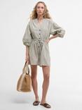 Barbour Bobby Playsuit, Green Stripe