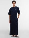 Barbour Jema Embroidered Cotton T-Shirt Maxi Dress