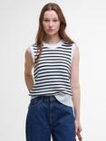 Barbour Emberly Maritime Monochromatic Striped Knitted Sweater Vest