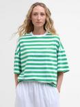 Barbour Abby Striped Cotton Oversized  T-Shirt