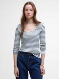 Barbour Blake Striped Long-Sleeved Cotton Blend Shirt