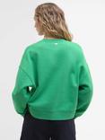 Barbour Silverdale Boucle Graphic Cotton Varsity Sweatshirt