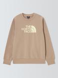 The North Face Crew Neck Logo Cotton Blend Sweatshirt