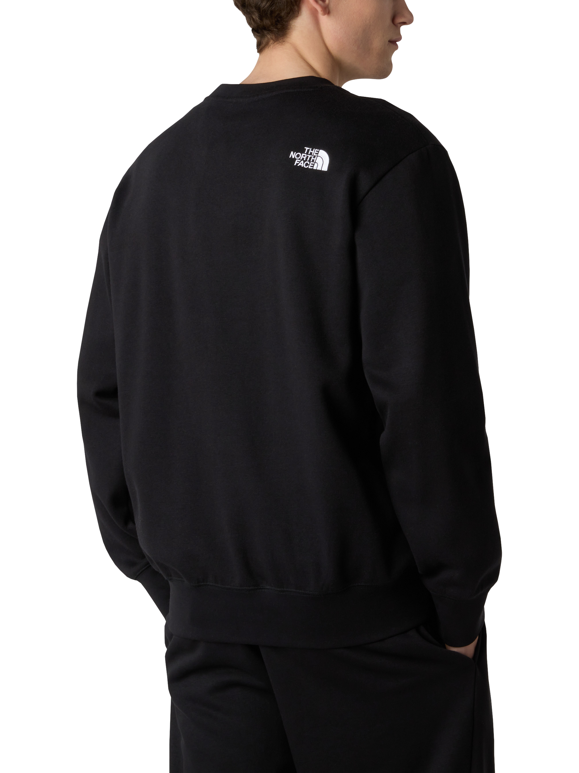 Product image 2 of 5, which shows The North Face Cotton Blend Crew Neck Jumper, Black, XXL