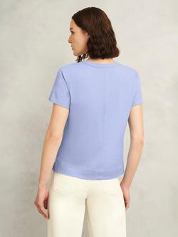 Hobbs Arianna Slub T-Shirt - view 2, Maya Blue