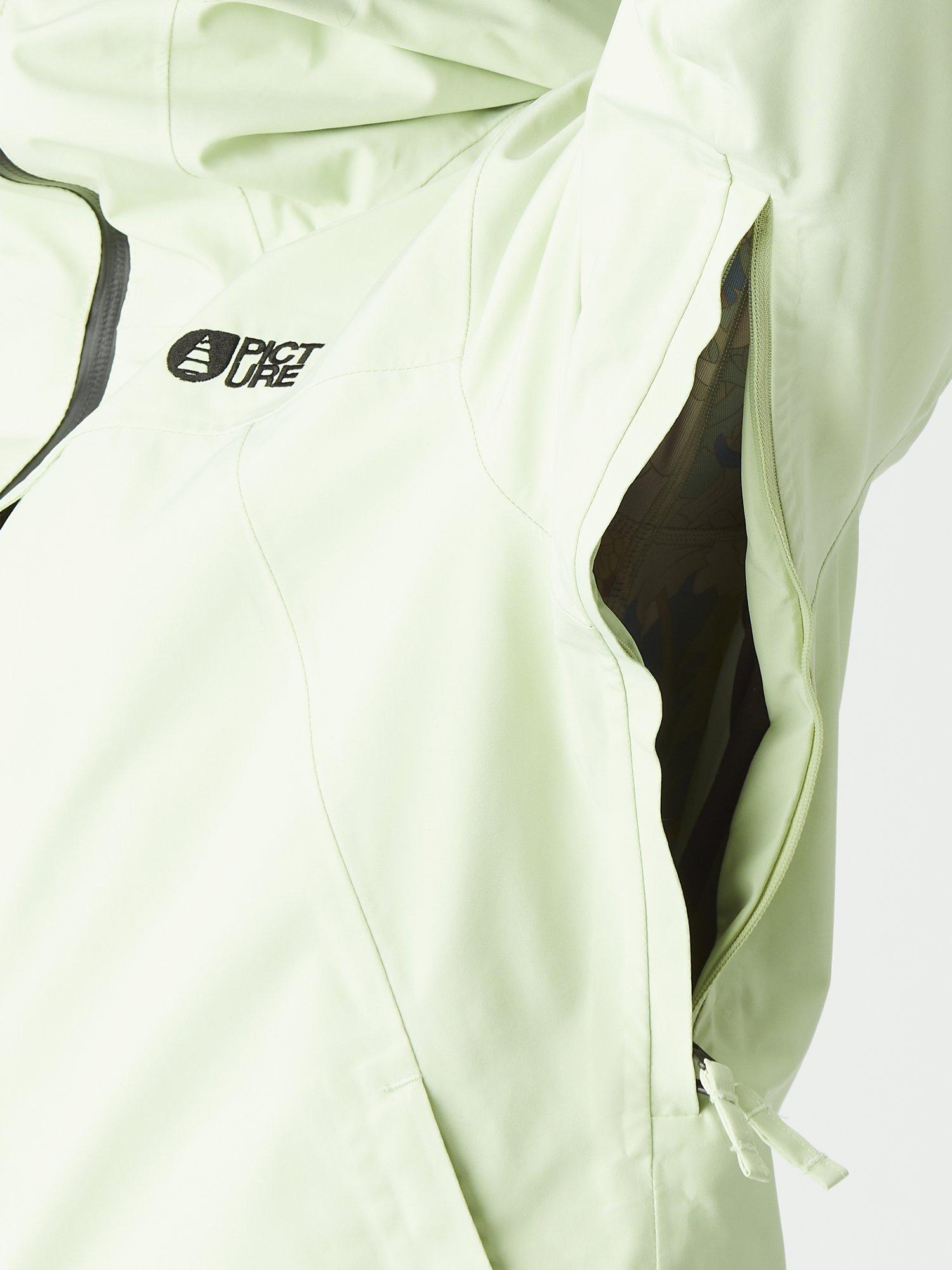 Product image 7 of 10, which shows Picture Merepi W Gore-Tex Ski Jacket, Tender Green, XS
