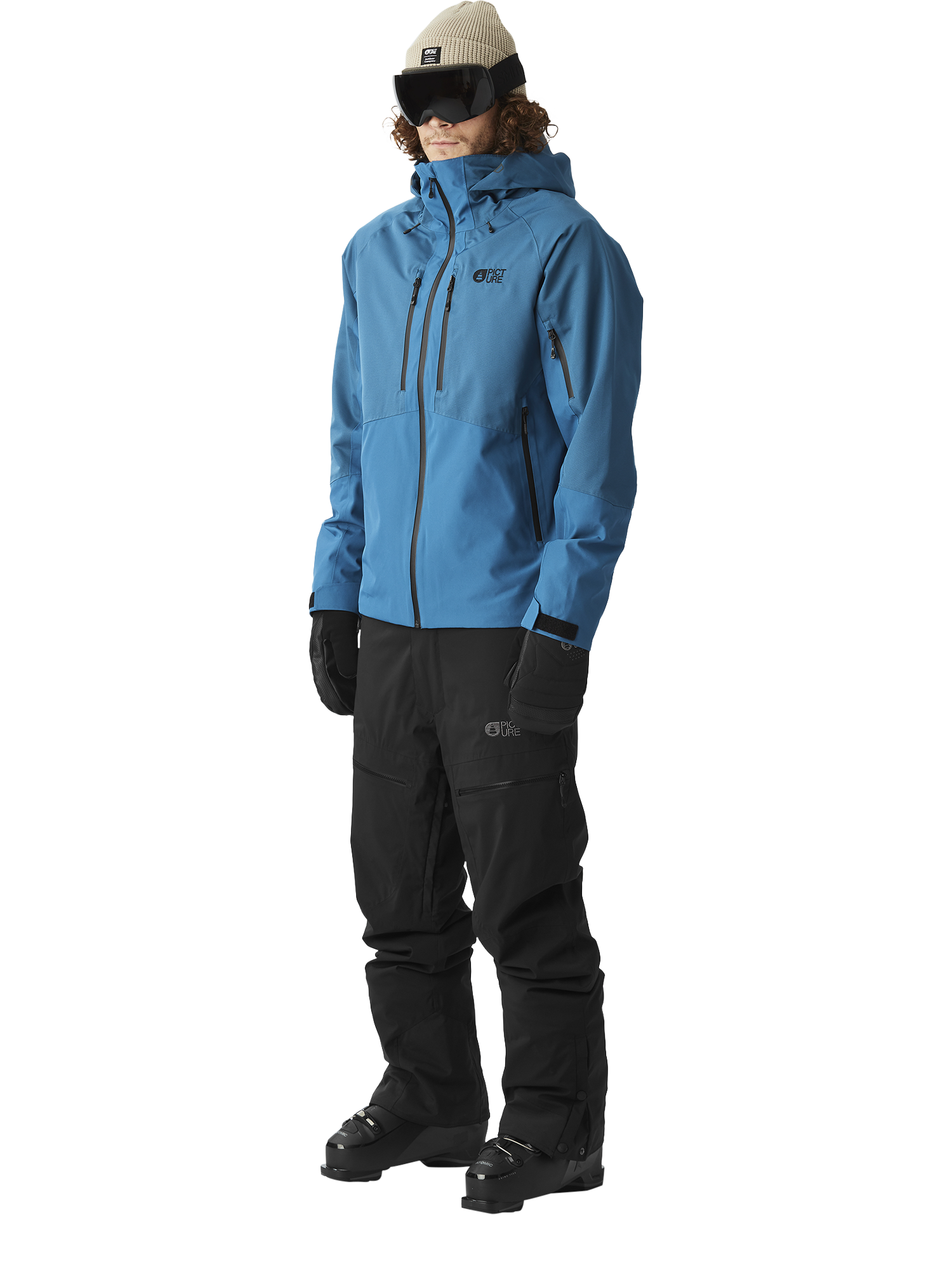 Product image 2 of 11, which shows Picture GoodsTwo-Layer Ski Jacket, Serenity Blue, S