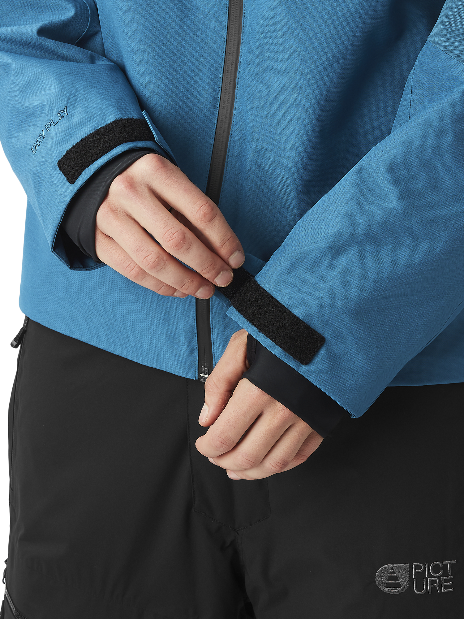 Product image 4 of 11, which shows Picture GoodsTwo-Layer Ski Jacket, Serenity Blue, S