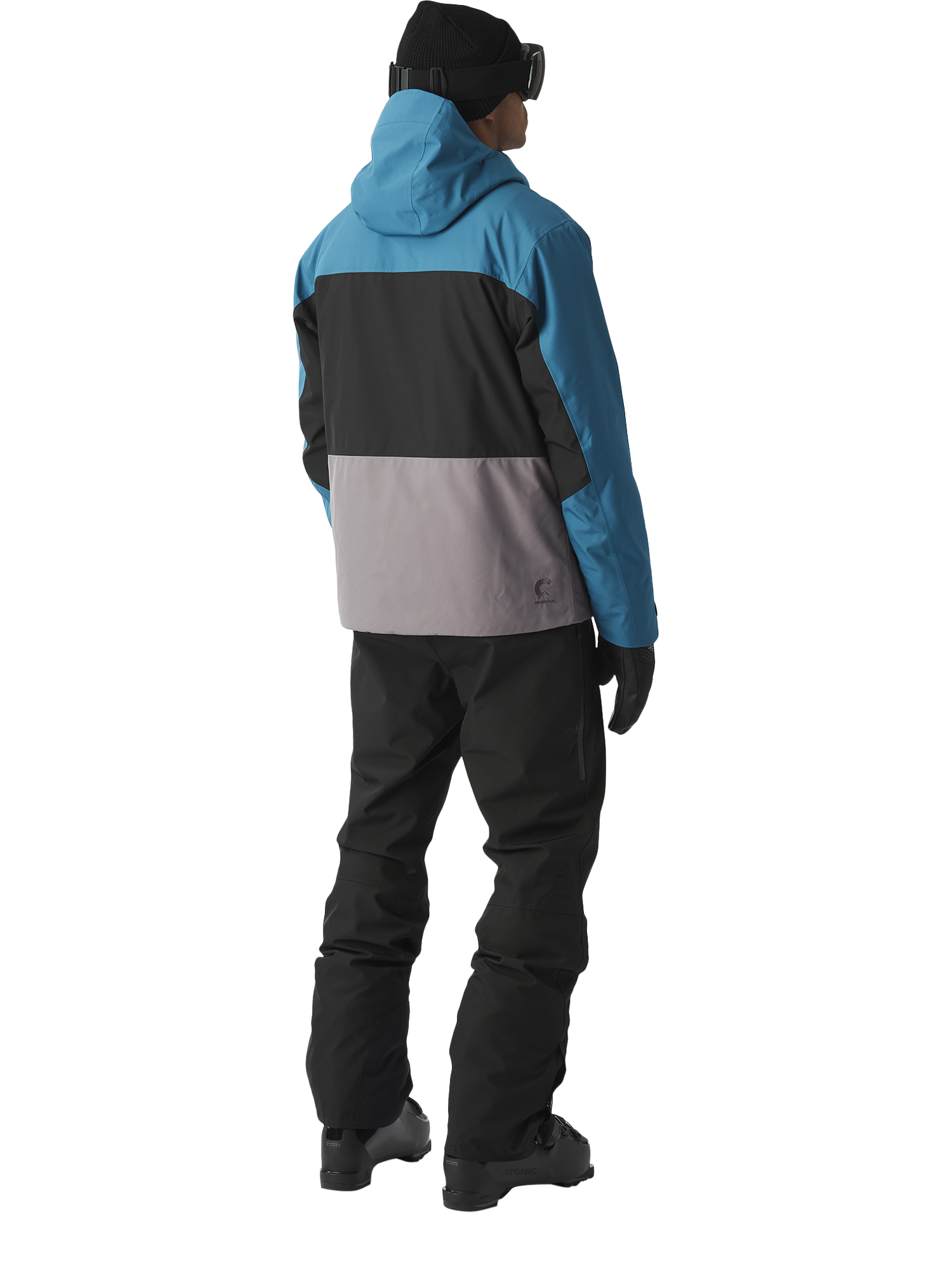 Product image 3 of 10, which shows Picture Object Two-Layer Ski Jacket, Serenity Blue, S