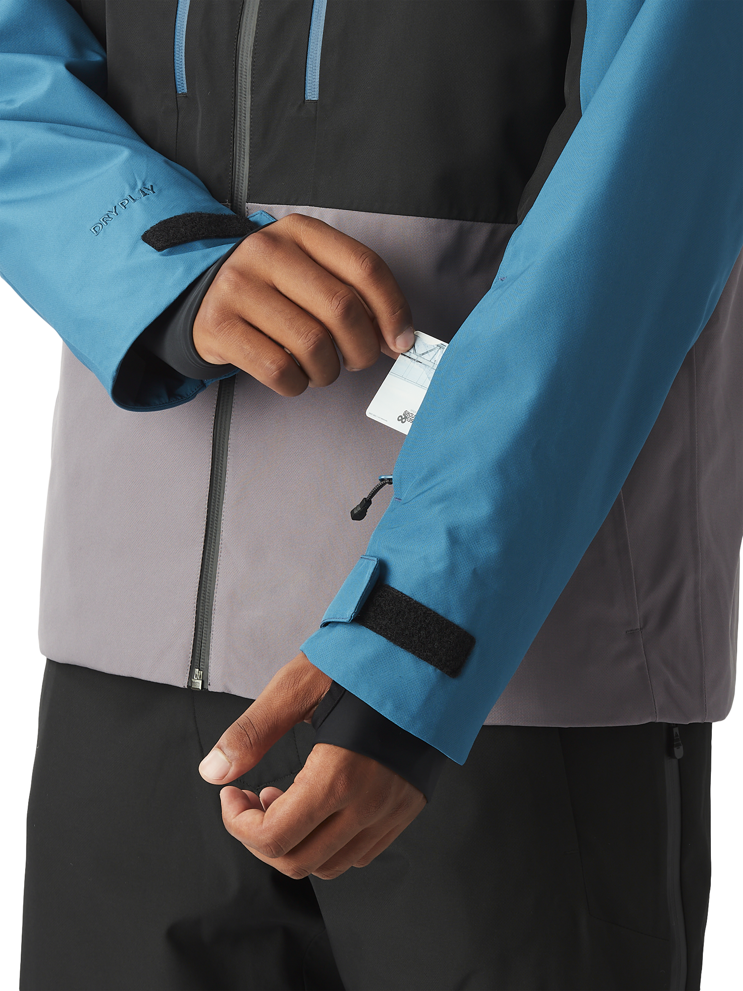 Product image 5 of 10, which shows Picture Object Two-Layer Ski Jacket, Serenity Blue, S