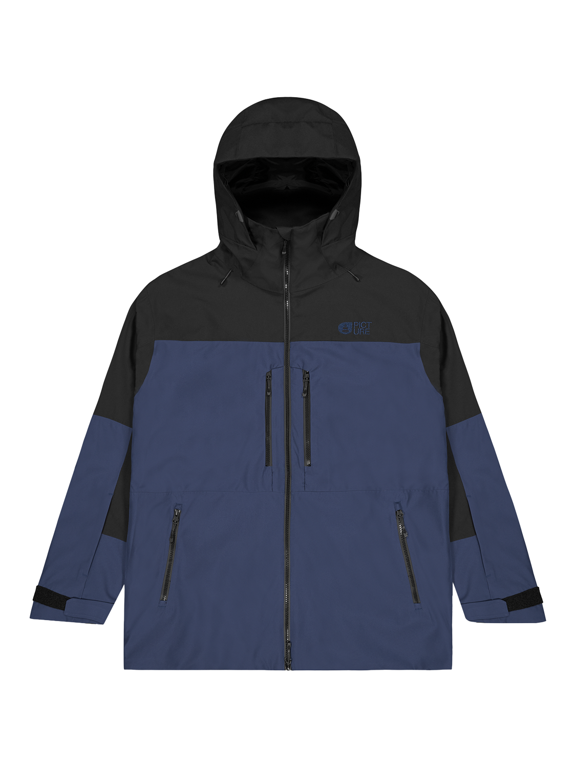 Product image 1 of 3, which shows Picture Track Two-Layer Ski Jacket, Patriot Blue, S