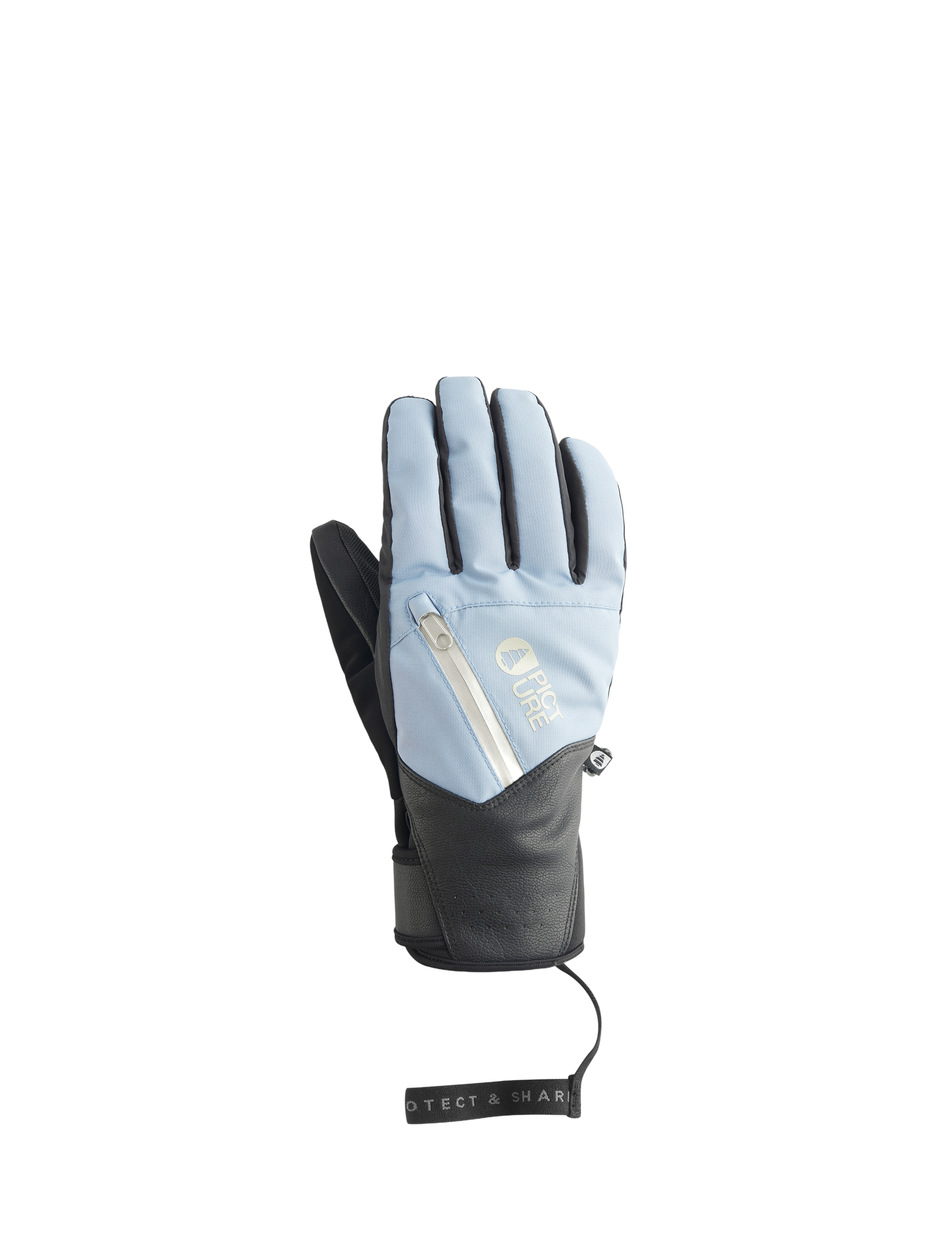 Product image 1 of 5, which shows Picture Kakisa Ski Gloves, Stone Wash, XS