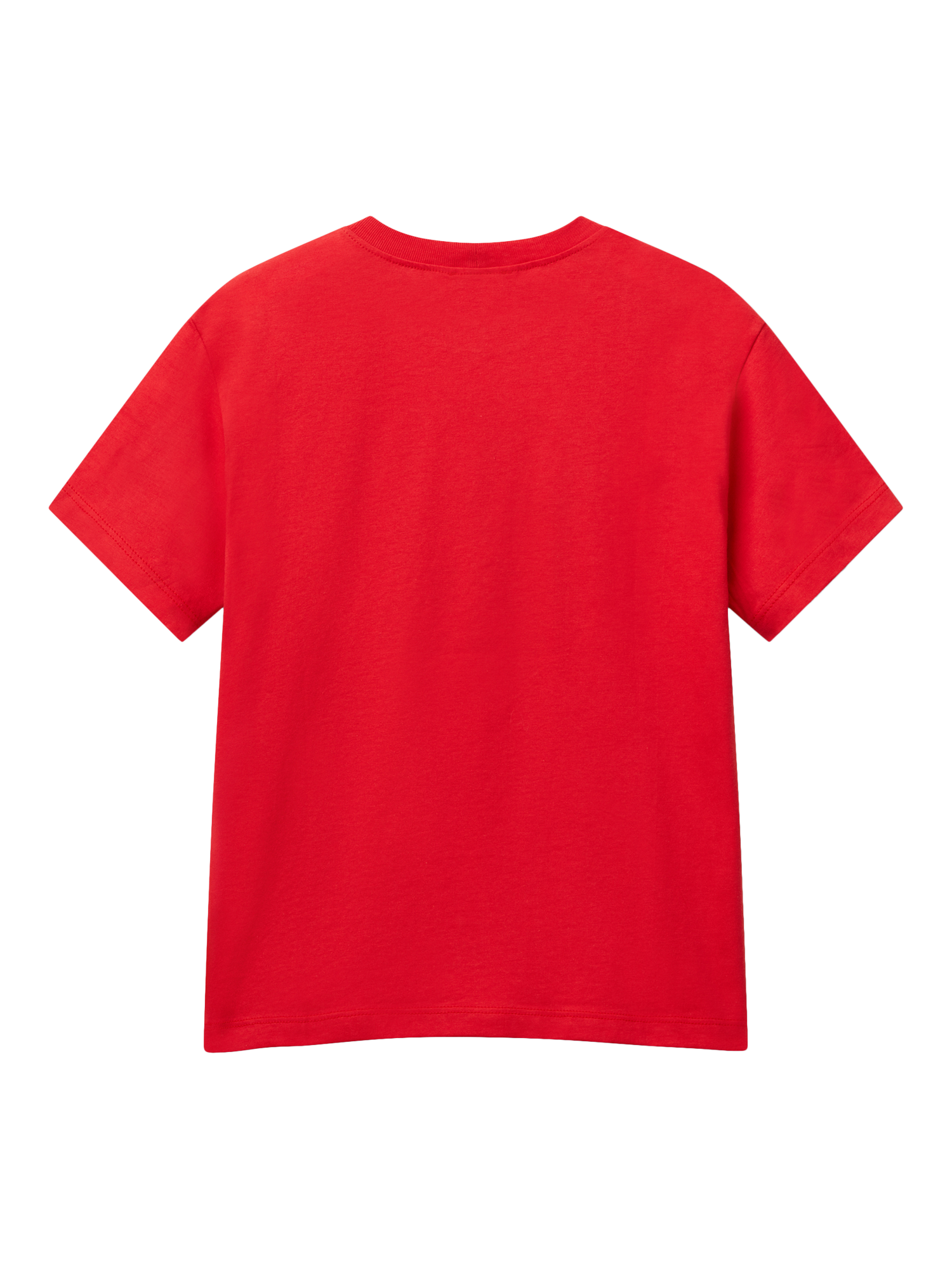 Product image 2 of 3, which shows Benetton Kids' Logo T-Shirt, Red, 6-7 years