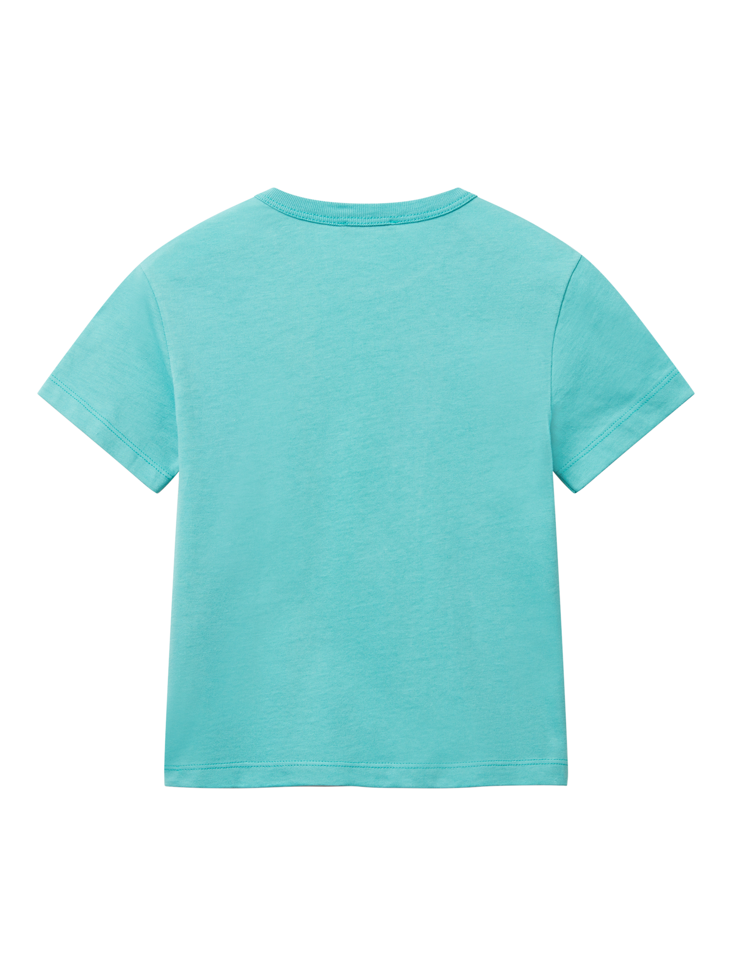Product image 2 of 3, which shows Benetton Kids' Pineapple T-Shirt, Teal Green, 3-4 years