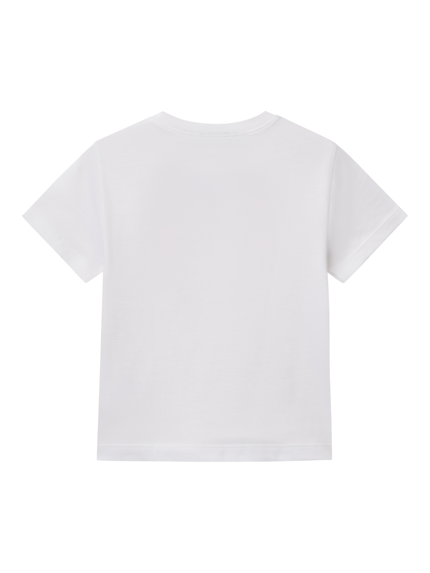Product image 2 of 3, which shows Benetton Kids' Logo T-Shirt, Optical White, 3-4 years