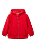 Benetton Kids' Hooded Sports Jacket, Red