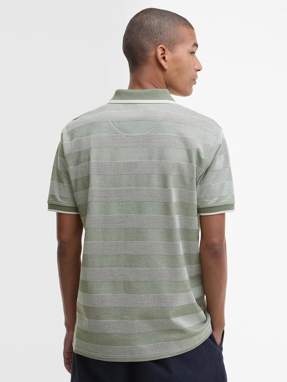 Product image 2 of 6, which shows Barbour Branton Cotton Polo Shirt, Light Moss, S