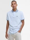 Barbour Denwick Polo Shirt, Bleached Blue
