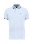 Barbour Denwick Polo Shirt, Bleached Blue