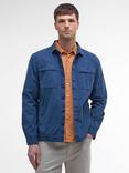 Barbour Castlebay Cotton Regular Fit Overshirt, Dark Denim