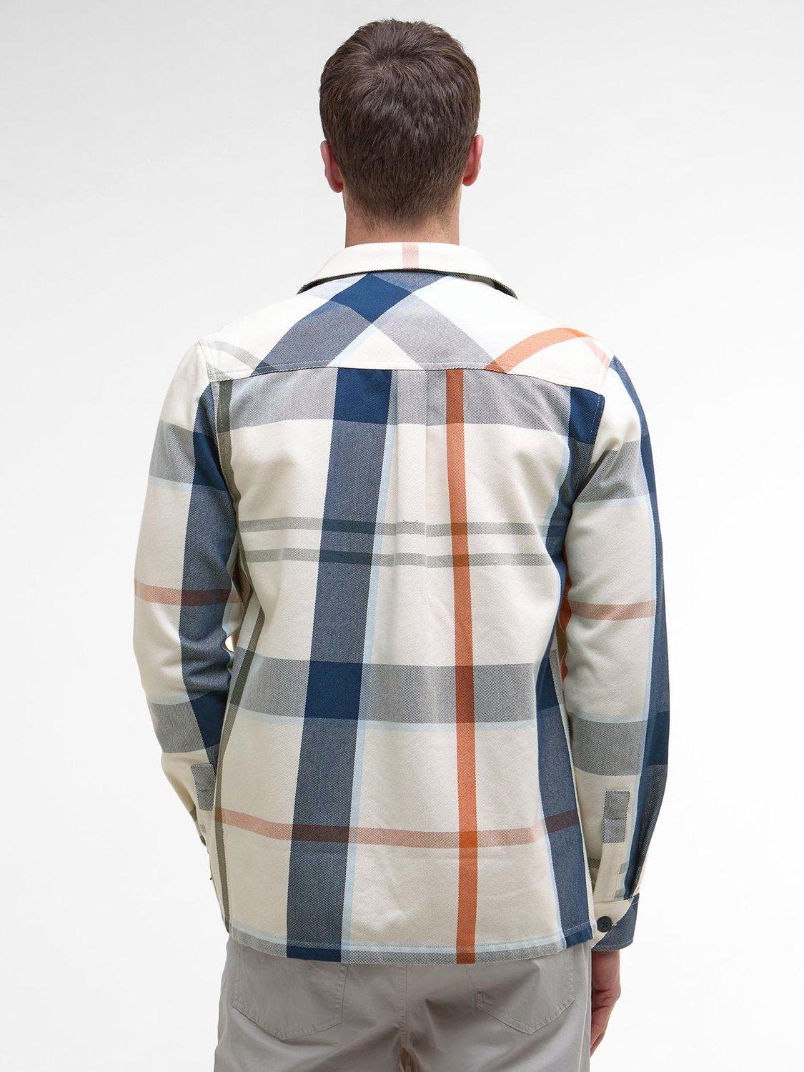 Product image 2 of 6, which shows Barbour Barbour Ettrick Overshirt, Sea Haze, L
