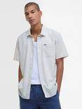 Barbour Regular Fit Pigment Sye Slub Short-Sleeved Shirt, Oatmeal