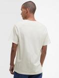 Barbour Moorside Cotton Regular Fit Short Sleeve Logo T-Shirt, Whisper White