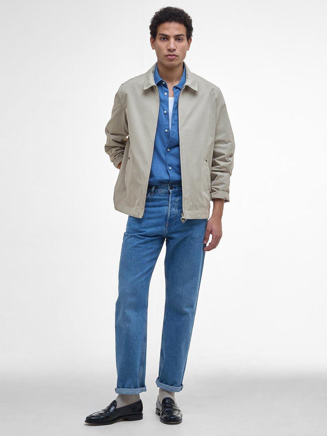 Product image 3 of 8, which shows Barbour Fernport Casual Jacket, Concrete, L