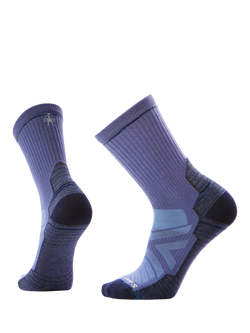SmartWool Hike Light Cushion Merino Wool Blend Crew Socks, Nightfall Blue, Nightfall Blue