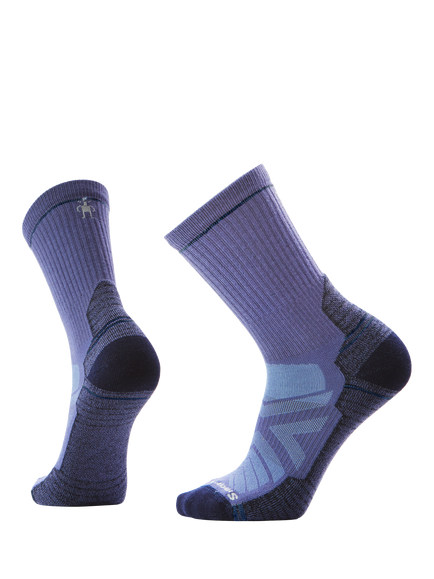 SmartWool Hike Light Cushion Merino Wool Blend Crew Socks, Nightfall Blue, Nightfall Blue