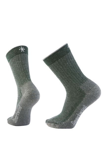 SmartWool Hike Classic Edition Full Cushion 2nd Cut Crew Socks with Merino Wool, Dark Sage, Dark Sage