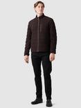 Rodd & Gunn Waverley Leather Jacket, Chocolate