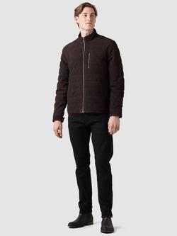 Rodd & Gunn Waverley Leather Jacket, Chocolate - view 2, Chocolate