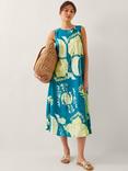 Monsoon Amisha Floral Tunic A Line Midi Dress