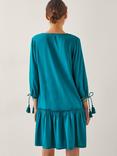 Monsoon Tracy Tassel Sleeve Beaded Floral Embroidery Mini Kaftan