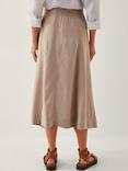 Monsoon Harper A-Line Linen Denim Skirt