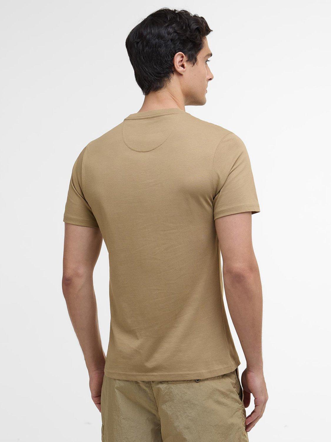 Product image 2 of 6, which shows Barbour International Cotton Regular Fit Short Sleeve Small Logo T-Shirt, Trench, S