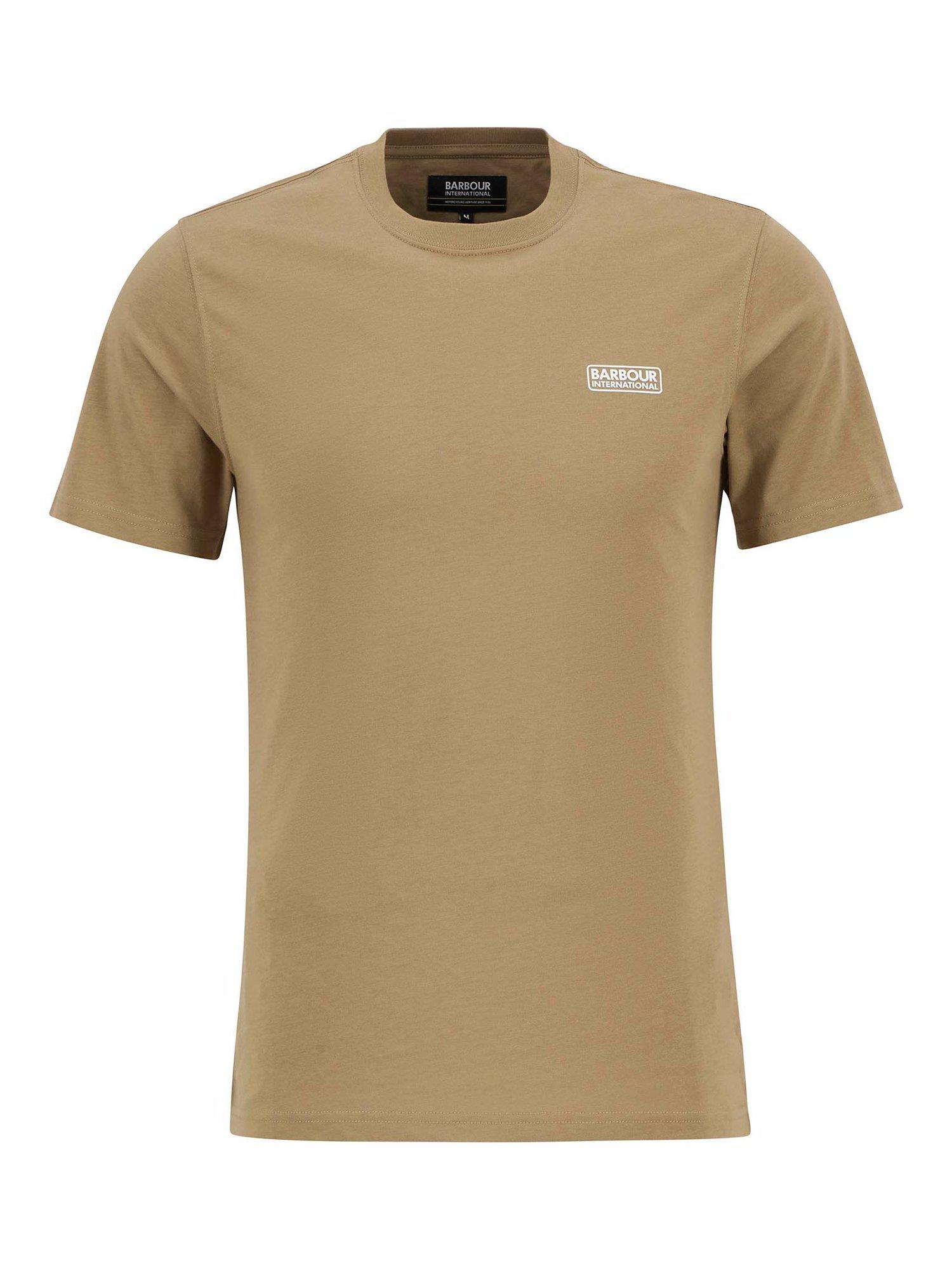 Product image 4 of 6, which shows Barbour International Cotton Regular Fit Short Sleeve Small Logo T-Shirt, Trench, S