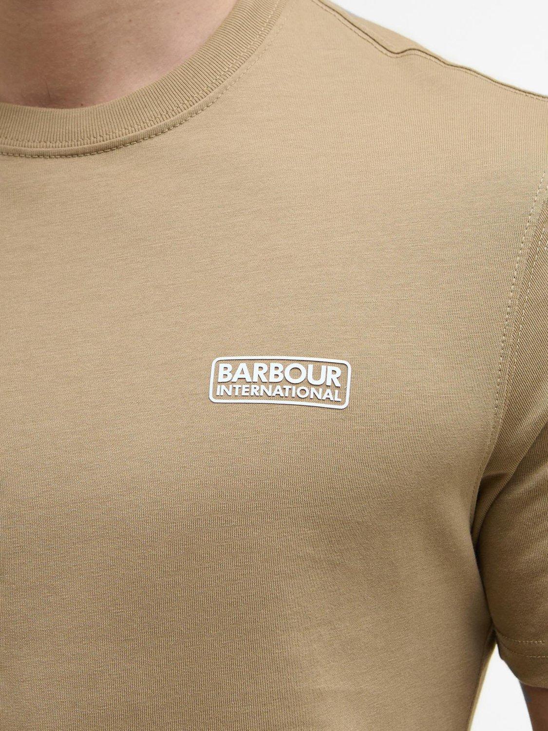 Product image 6 of 6, which shows Barbour International Cotton Regular Fit Short Sleeve Small Logo T-Shirt, Trench, S