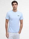 Barbour International Cotton Regular Fit Short Sleeve Small Logo T-Shirt, Heritage Blue