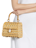 Dune Diadem Rattan Bag, Natural