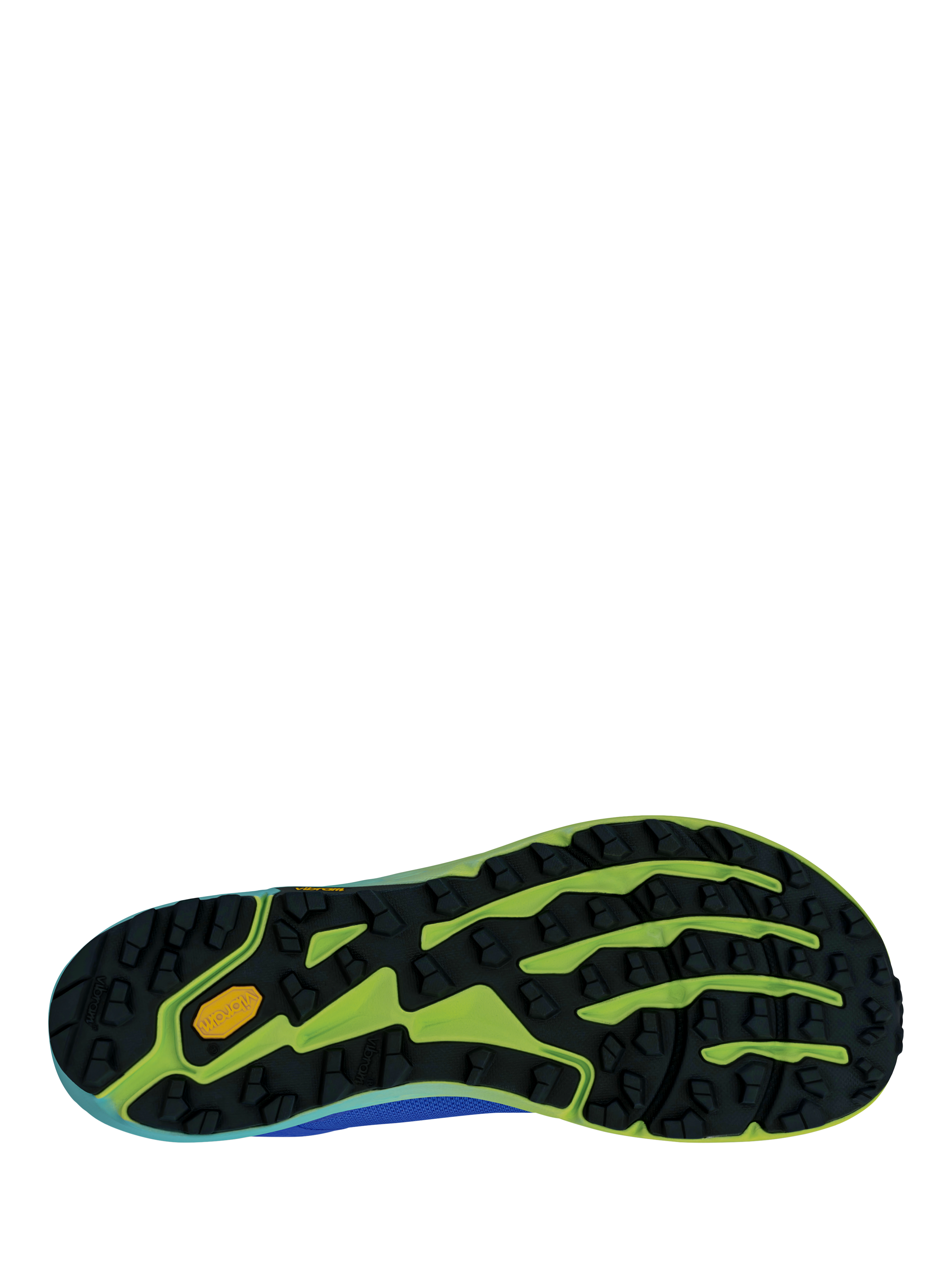 Product image 4 of 6, which shows Altra Men's Timp 5 Trail Running Shoes, Blue/Lime, 7